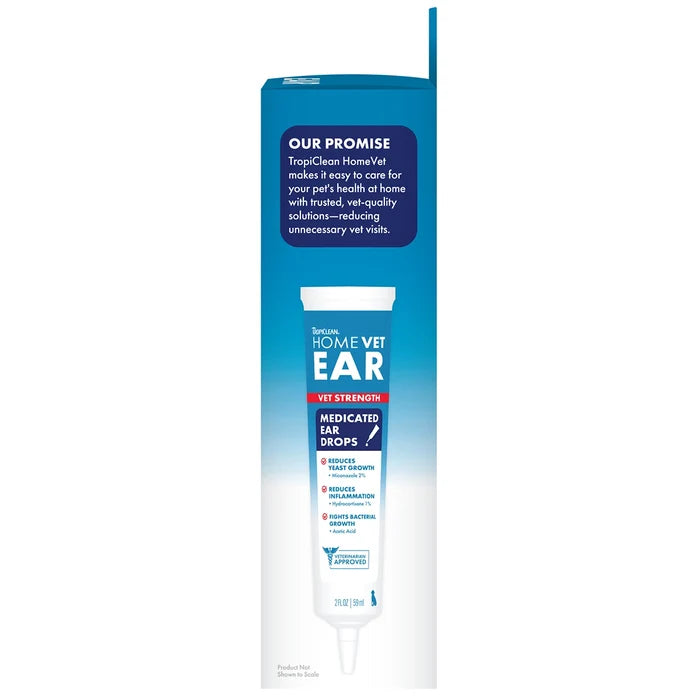 HomeVet Medicated Ear Drops, 2oz