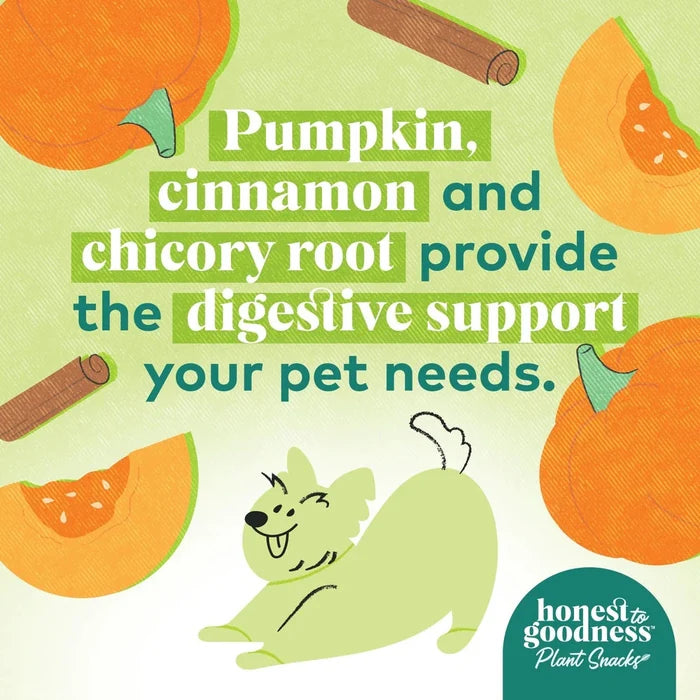 Honest To Goodness™ Plant Snacks Mellow Belly Pumpkin & Cinnamon Recipe Dog Treats 8oz