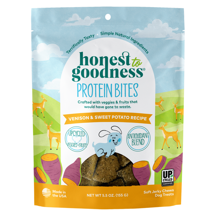Honest to Goodness® Venison & Sweet Potato Protein Bites for Dogs 5.5 oz. Bag