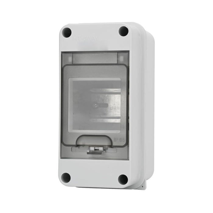 HT3 Waterproof Plastic Consumer Unit Circuit Box IP65 3-Way