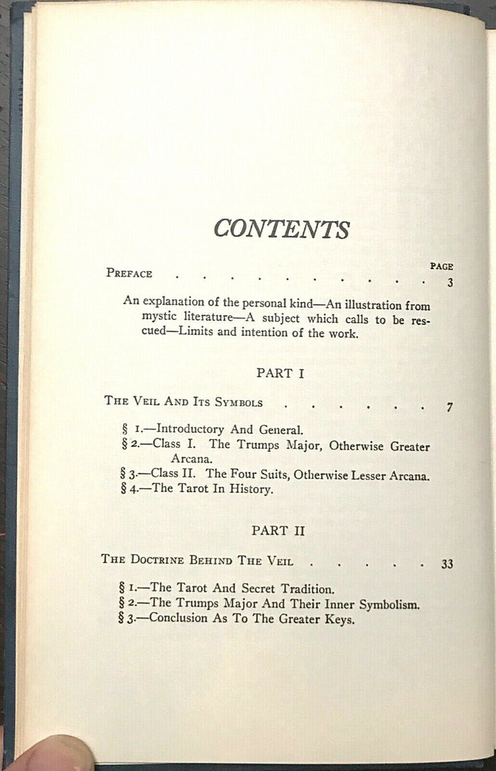 ILLUSTRATED KEY TO THE TAROT - De Laurence, 1st 1918 DIVINATION OCCULT PROPHECY