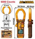 Ingco AC Clamp Meter 1000A 6000 Counts – DCM610001