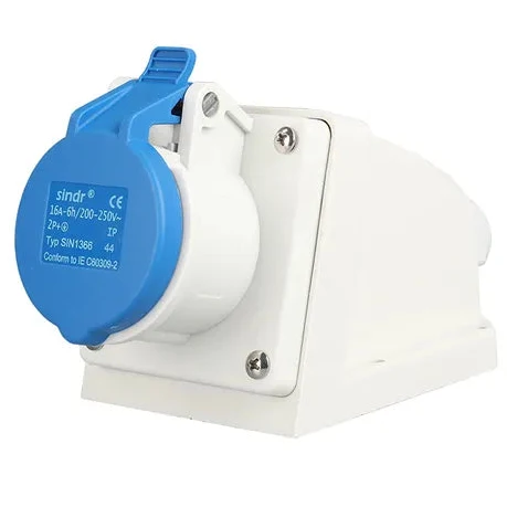 IP44 Surface Mounted Socket 3×16A 220/250V 3-Pin 1131