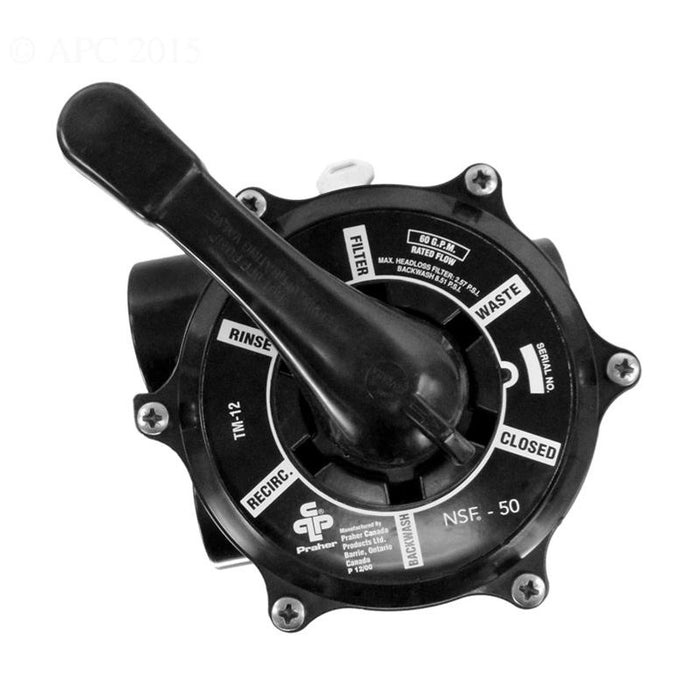 Jacuzzi Multi Port valve Pool Store Canada Jacuzzi Bolt on Multi Port Valve, 1.5”  6 Bolt Pattern (TM-12-JL7) - Pool Store Canada
