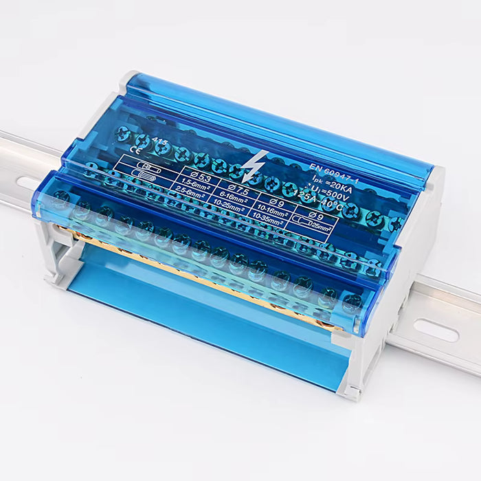 JH8415 Power Distribution Box 11 × 5.5mm – Heavy Duty Waterproof Junction Box with 15-Way Terminal Block