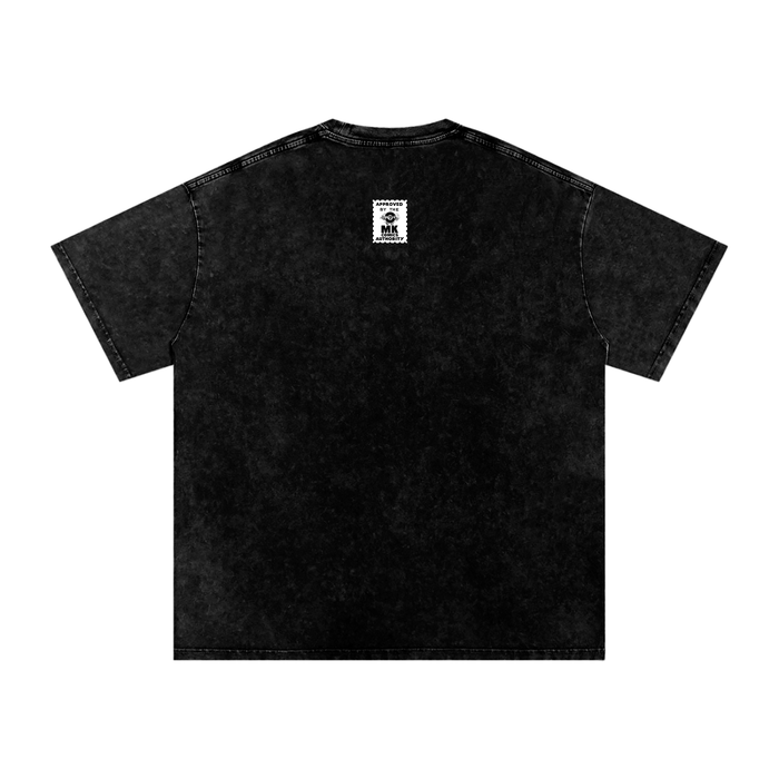 Kick, Push - Snow Washed Oversized Cotton T-Shirt