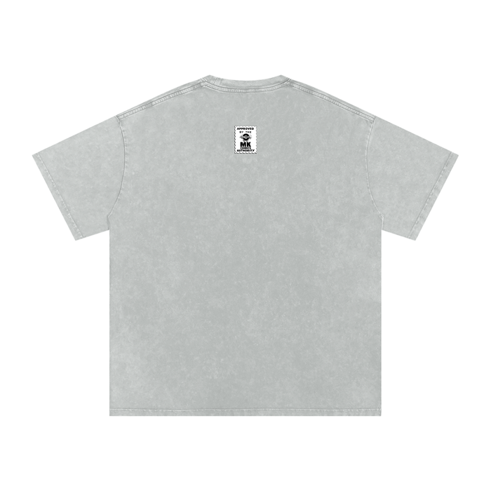 Kick, Push - Snow Washed Oversized Cotton T-Shirt