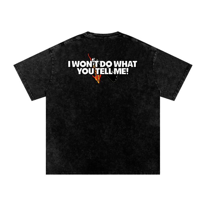 Killing in the Name - Snow Washed Oversized Cotton T-Shirt