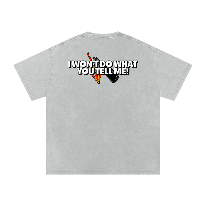 Killing in the Name - Snow Washed Oversized Cotton T-Shirt