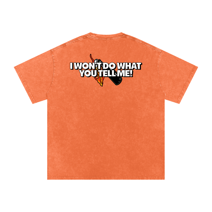 Killing in the Name - Snow Washed Oversized Cotton T-Shirt
