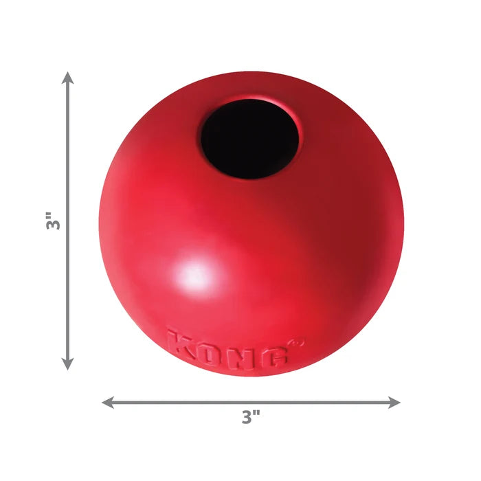 KONG® Ball w/Hole Dog Fetch Toy Medium/Large