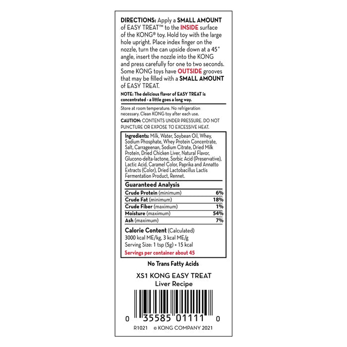 KONG® Easy Treat® Liver 8 oz