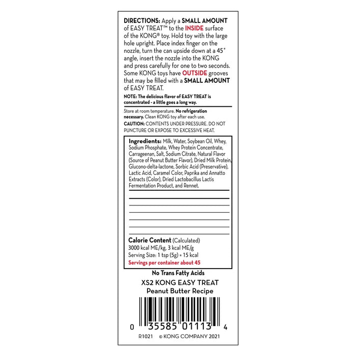 KONG® Easy Treat® Peanut Butter 8 oz