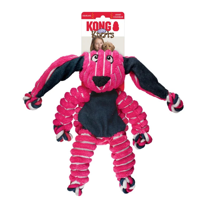 KONG® Floppy Knots Bunny Dog Rope Toy Medium/Large