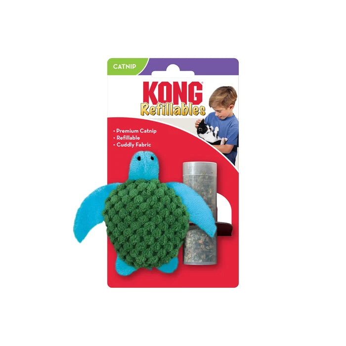 KONG® Refillables Turtle CatToy