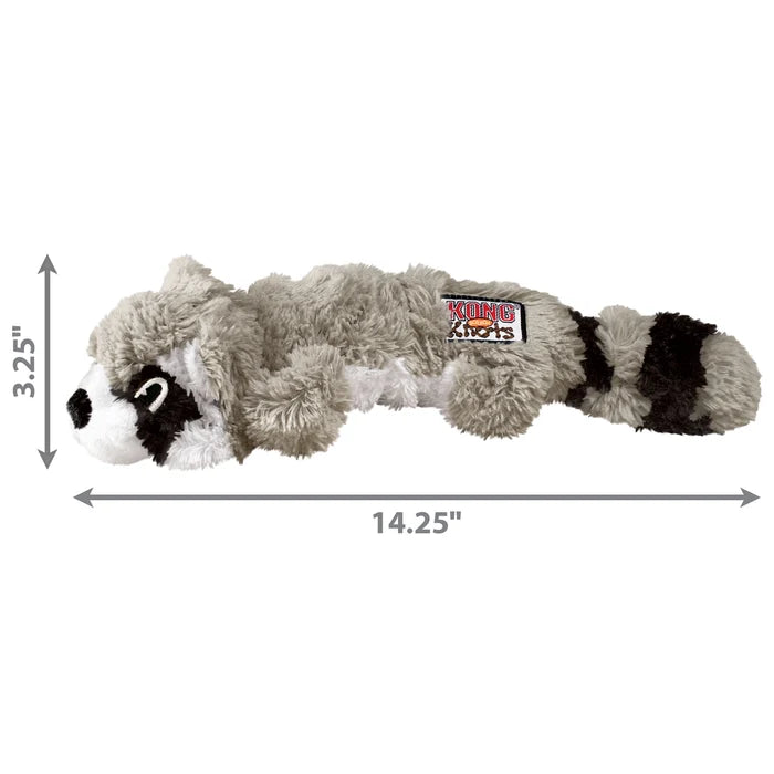 KONG® Scrunch Knots Raccoon Dog Rope Toy Medium/Large