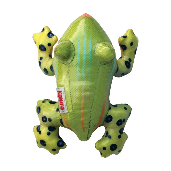 KONG® Shieldz Tropics Frog Dog Chew Toy Medium