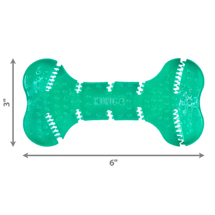 KONG® Squeezz® Dental Bone Dog Chew Toy Medium