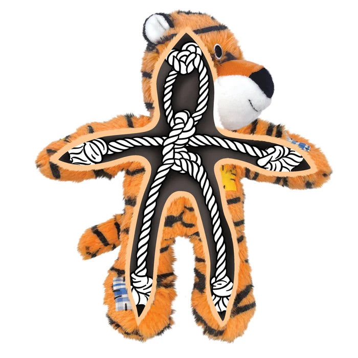 KONG® Wild Knots Tiger Dog Rope Toy Medium/Large