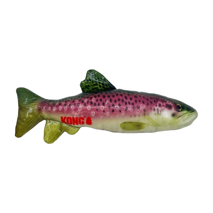 KONG® Wild Shieldz Trout Dog Chew Toy Medium