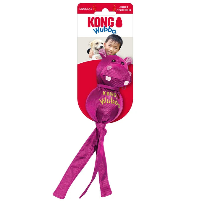 KONG® Wubba™ Friends Ballistic Dog Tug Toy Assorted Small