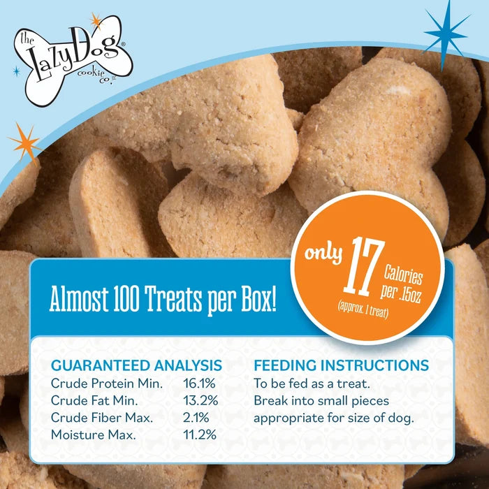Lazy Dog Boxed Biscuits Crushed Peanut Sprinkled Banana GF 14 oz