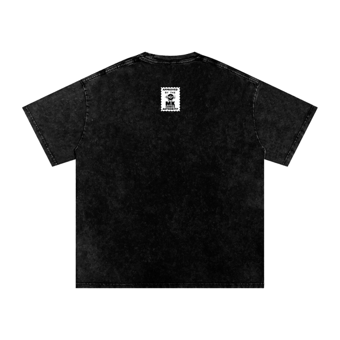 Liquid Swords - Snow Washed Oversized Cotton T-Shirt