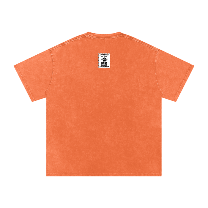 Liquid Swords - Snow Washed Oversized Cotton T-Shirt