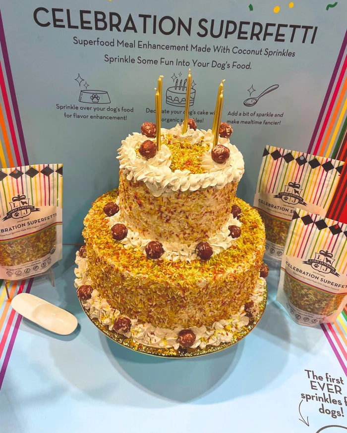 Lord Jameson Celebration SuperFetti Organic Dog Sprinkles 3oz