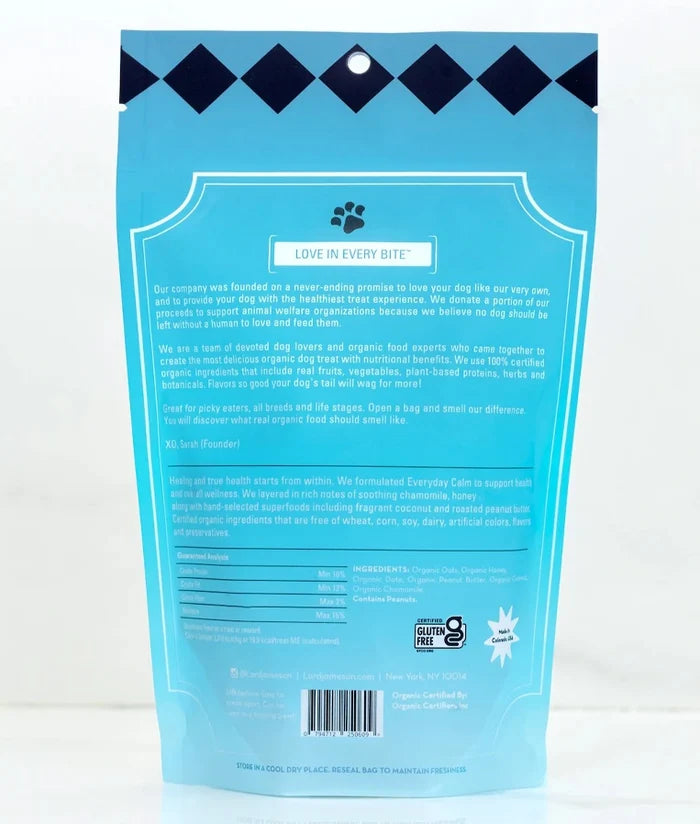 Lord Jameson Everyday Calm Organic Soft & Chewy Dog Treats 6oz