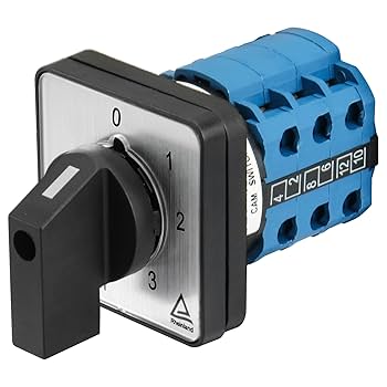 LW26-63A Rotary Cam Changeover Switch – 4-Position (0-1-2-3), 63 A, Up to 440 V AC
