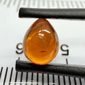 Mandarin Garnet Cabochon, Reddish Orange, 2.12ct, Tanzania, Untreated Unheated