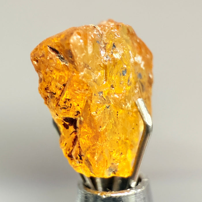 Mandarin Spessartite Garnet, 3.62ct, Loliondo, Tanzania, Untreated Unheated, slightly included, flat shape, see pics