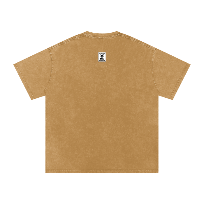 Maneater - Snow Washed Oversized Cotton T-Shirt