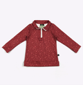 Maroon Go Team Boy Quarter Zip Shirt