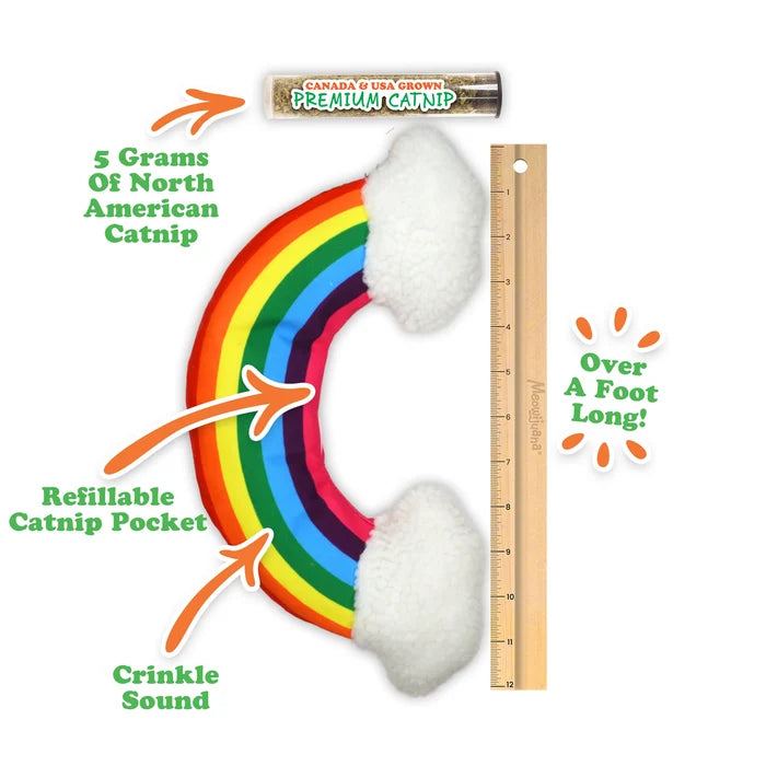Meowijuana Get "Kickin'" - Rainbow Kicker  Cat Toy