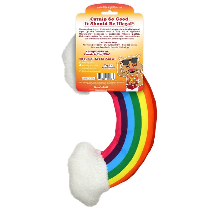 Meowijuana Get "Kickin'" - Rainbow Kicker  Cat Toy