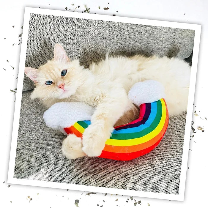 Meowijuana Get "Kickin'" - Rainbow Kicker  Cat Toy