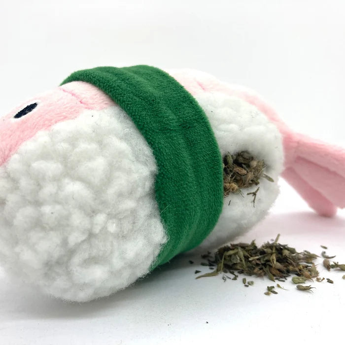 Meowijuana Get Wrapped Sushi Roll Cat Toy