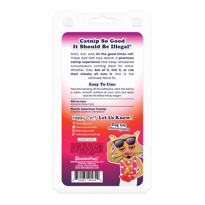 Meowijuana Purple Passion Stick 'n' Lick Compressed Catnip 2pk
