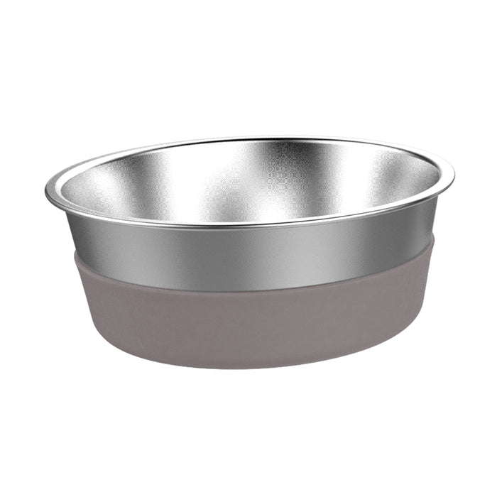 Messy Mutts Heavy Stainless Bowl w/Removable Silicone Base Large