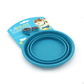 Messy Mutts Silicone Collapsible Bowl Blue Small