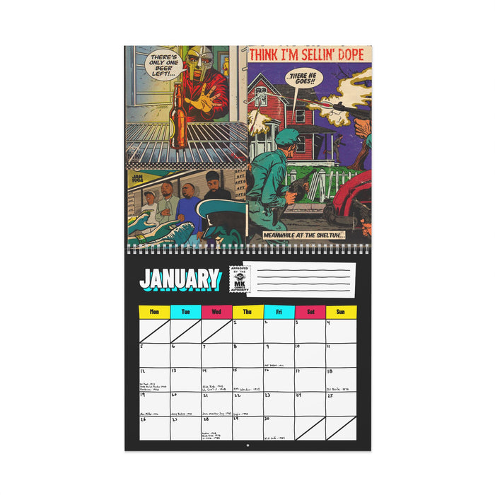 MK Comics 2026 Hip-Hop Calendar