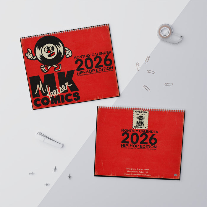 MK Comics 2026 Hip-Hop Calendar