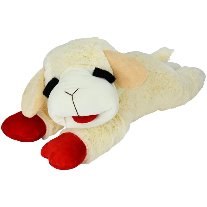 Multipet Lamb Chop Plush Dog Toy Jumbo 24"