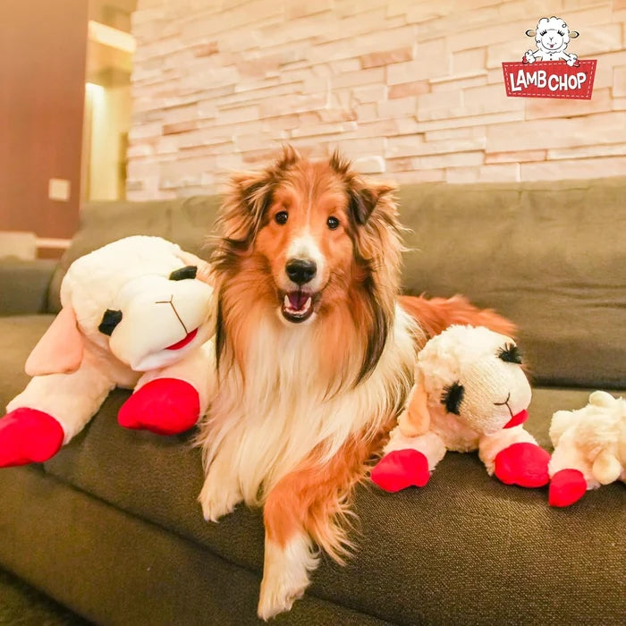 Multipet Lamb Chop Plush Dog Toy Jumbo 24"