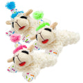 Multipet Lamb Chop w/ Birthday Hat Plush Dog Toy 6" Assorted