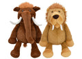 Multipet Mammoth / Sabertooth Tiger Assorted Dog Toy 14"