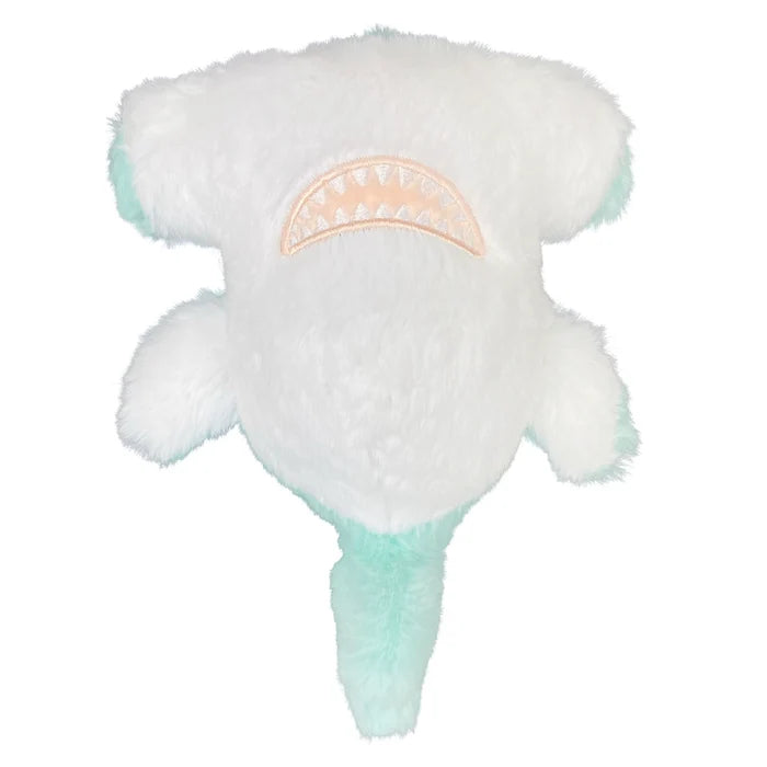 Multipet Margaritaville® Fins Up Hammerhead Shark Plush Dog Toy Assorted 8"
