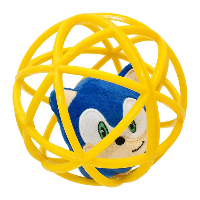 Multipet Sega Sonic Cage Ball Cat Toy